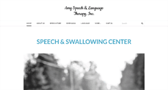 Desktop Screenshot of amyspeechlanguagetherapy.com